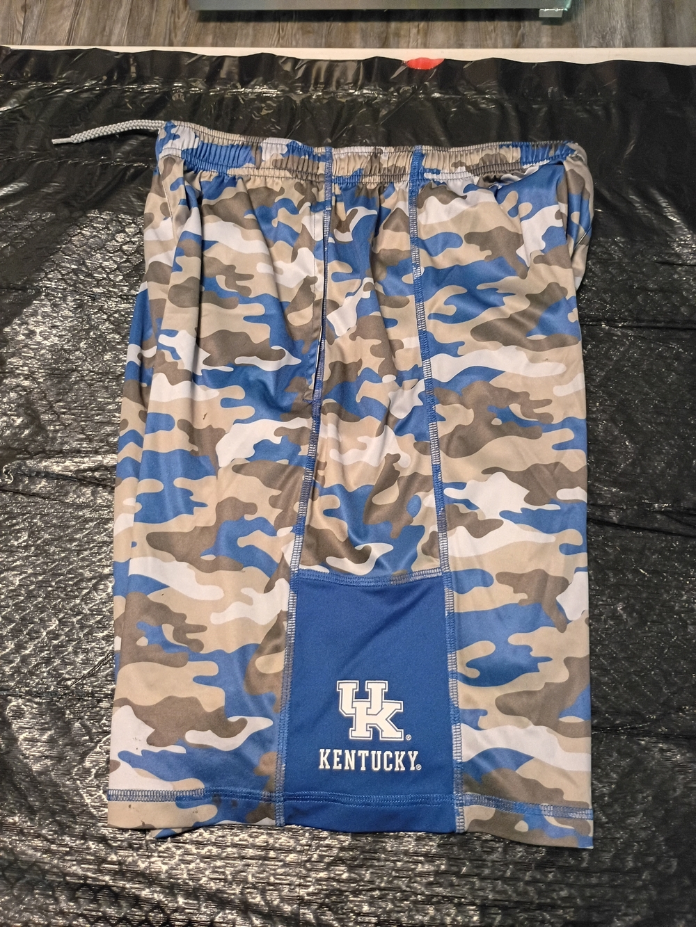 Kentucky Blue Camo Boys' Athletic Shorts